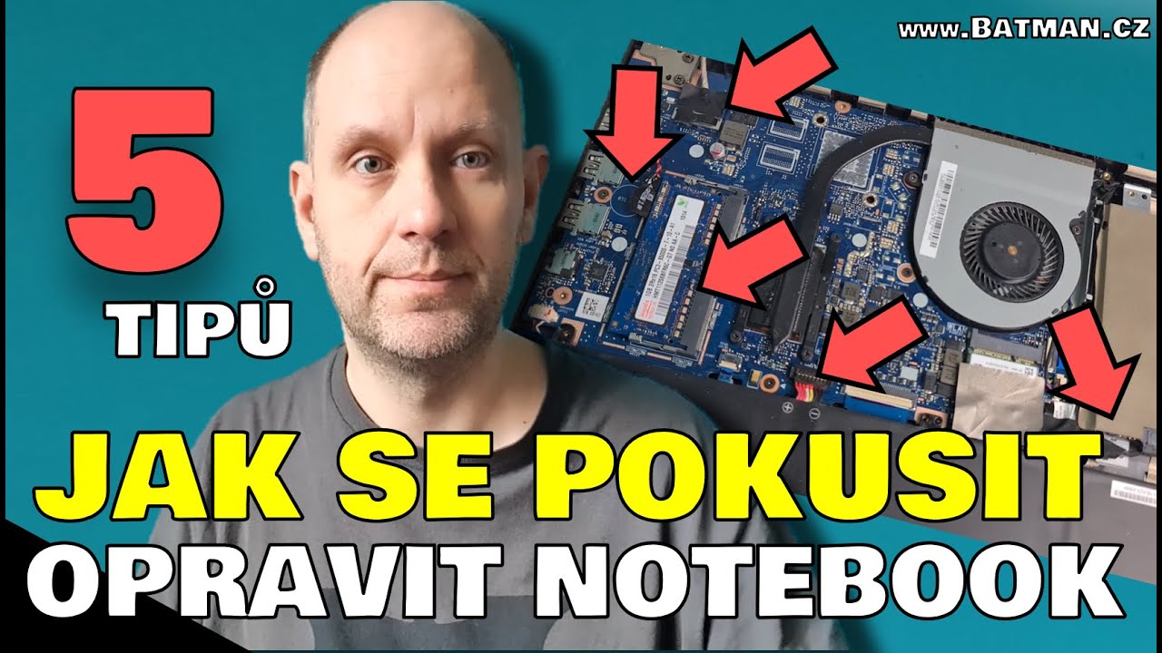 Jak se pokusit opravit si notebook - nejčastější (nejjednodušší) závady - dva notebooky v ukázce