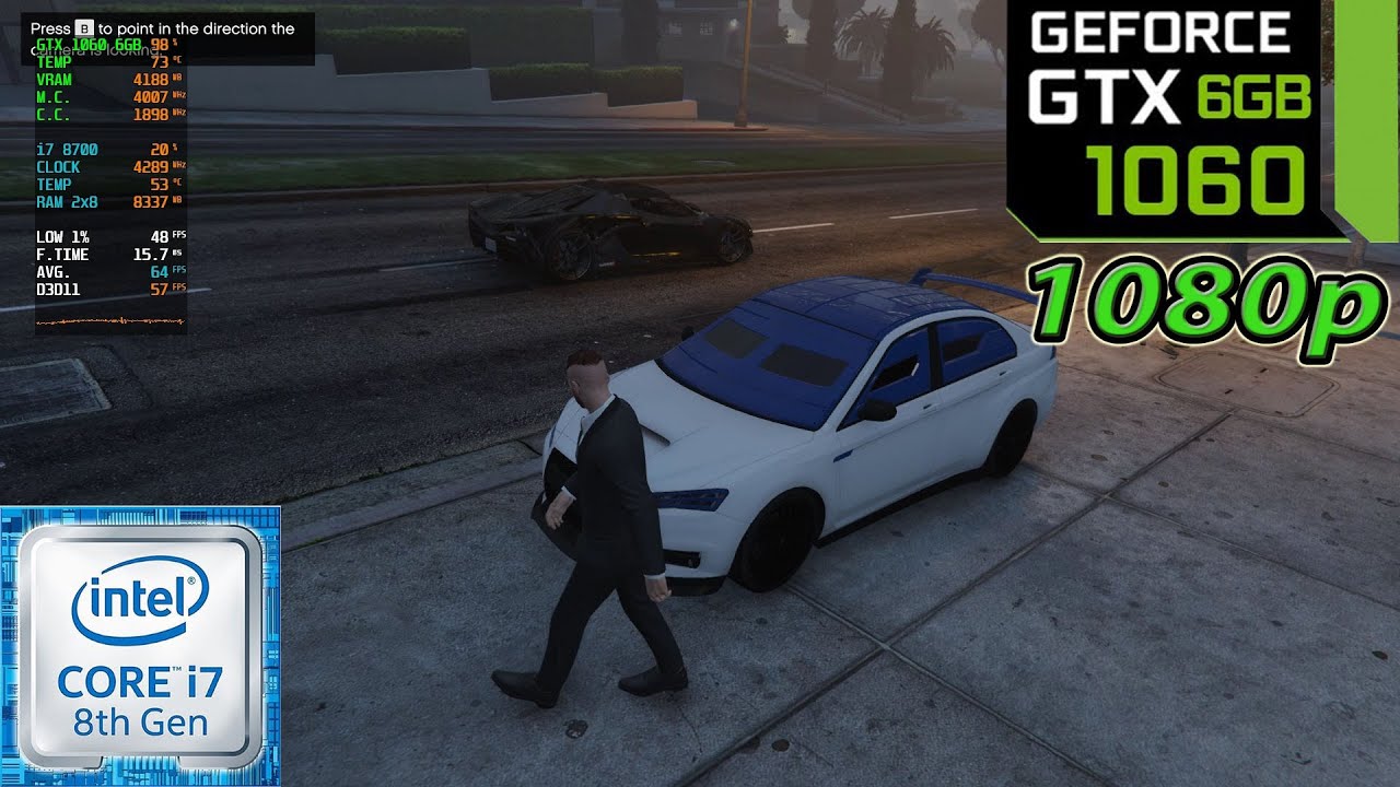 GTA V Online - GTX 1060 6GB - i7 8700