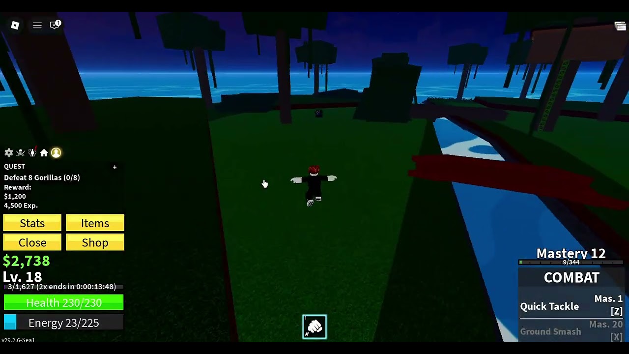 Playing blox fruit!