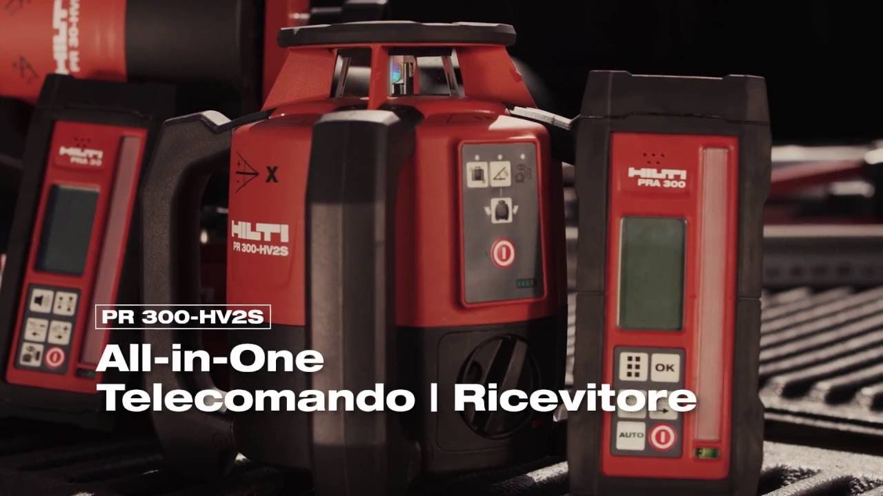 Misuratore laser rotante PR 300-HV2S