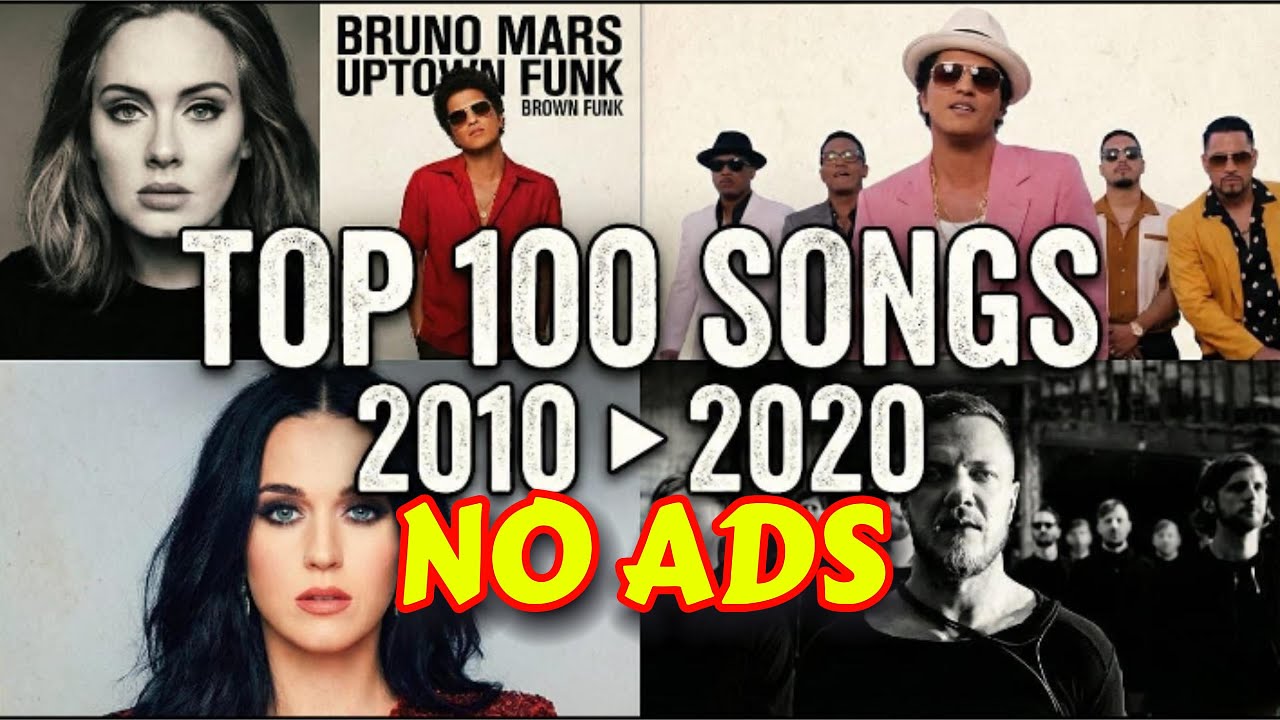 Top Hits 2010&ndash;2020 | Best Songs of the Decade | 4K (NO ADS) #topsongs #popmusic