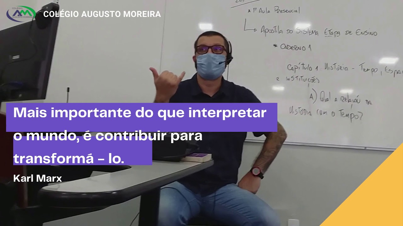 Col&eacute;gio Augusto Moreira - Volta &agrave;s aulas 2021