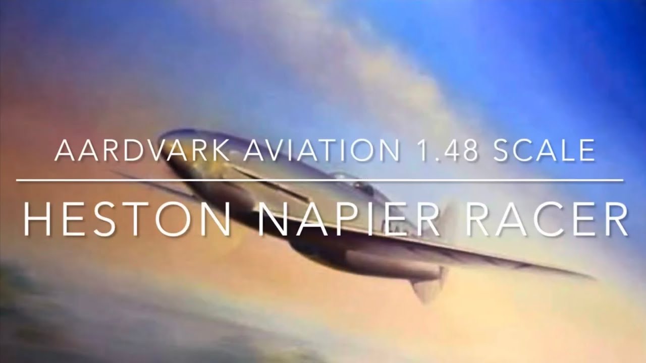 Heston Napier Racer 1.48 scale resin kit by Aardvark Aviation. Vintage kit review.