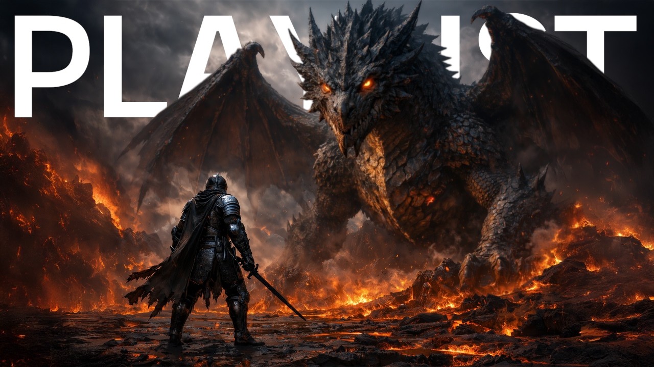 용사가 드래곤과 싸울 때 듣는 음악 | Epic Fantasy Battle Ambience Playlis