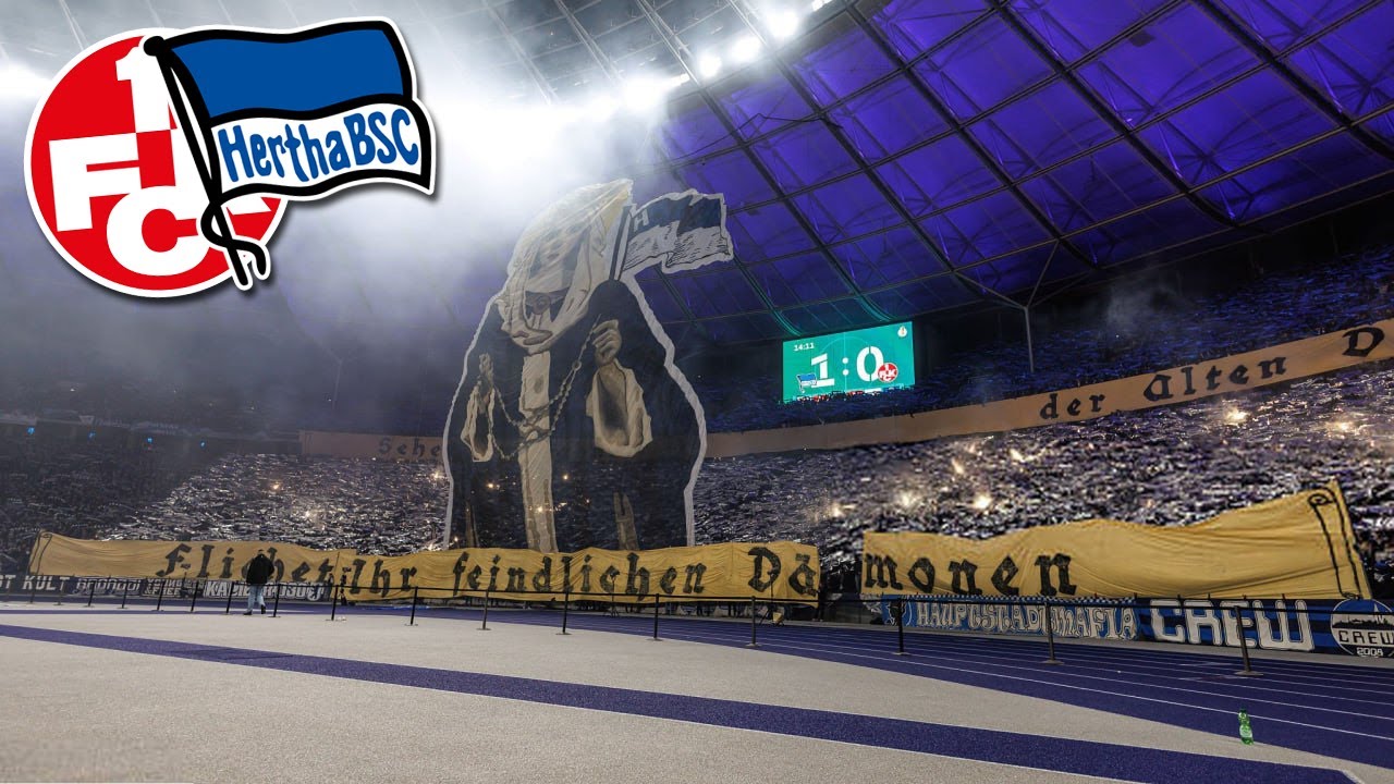 Choreo Hertha-Fans gegen FCK |Hertha BSC - 1. FC Kaiserslautern 6:1