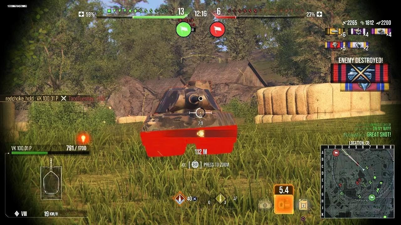 World of Tanks VK 100.01P (7 Kill)
