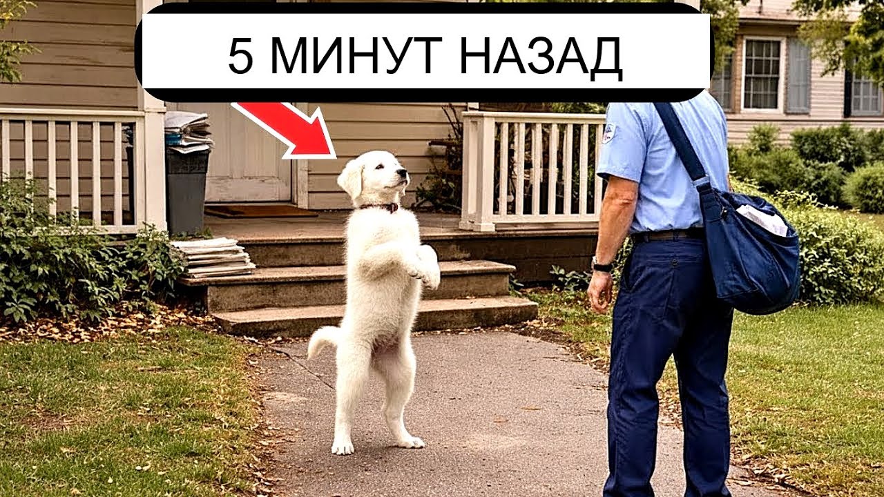 ОТЧАЯВШИЙСЯ ЩЕНОК УМОЛЯЛ ПОЧТАЛЬОНА О ПОМОЩИ. ТО, ЧТО ОНИ НАШЛИ ПОТОМ, ТРОНУЛО ВСЕХ ДО СЛЕЗ