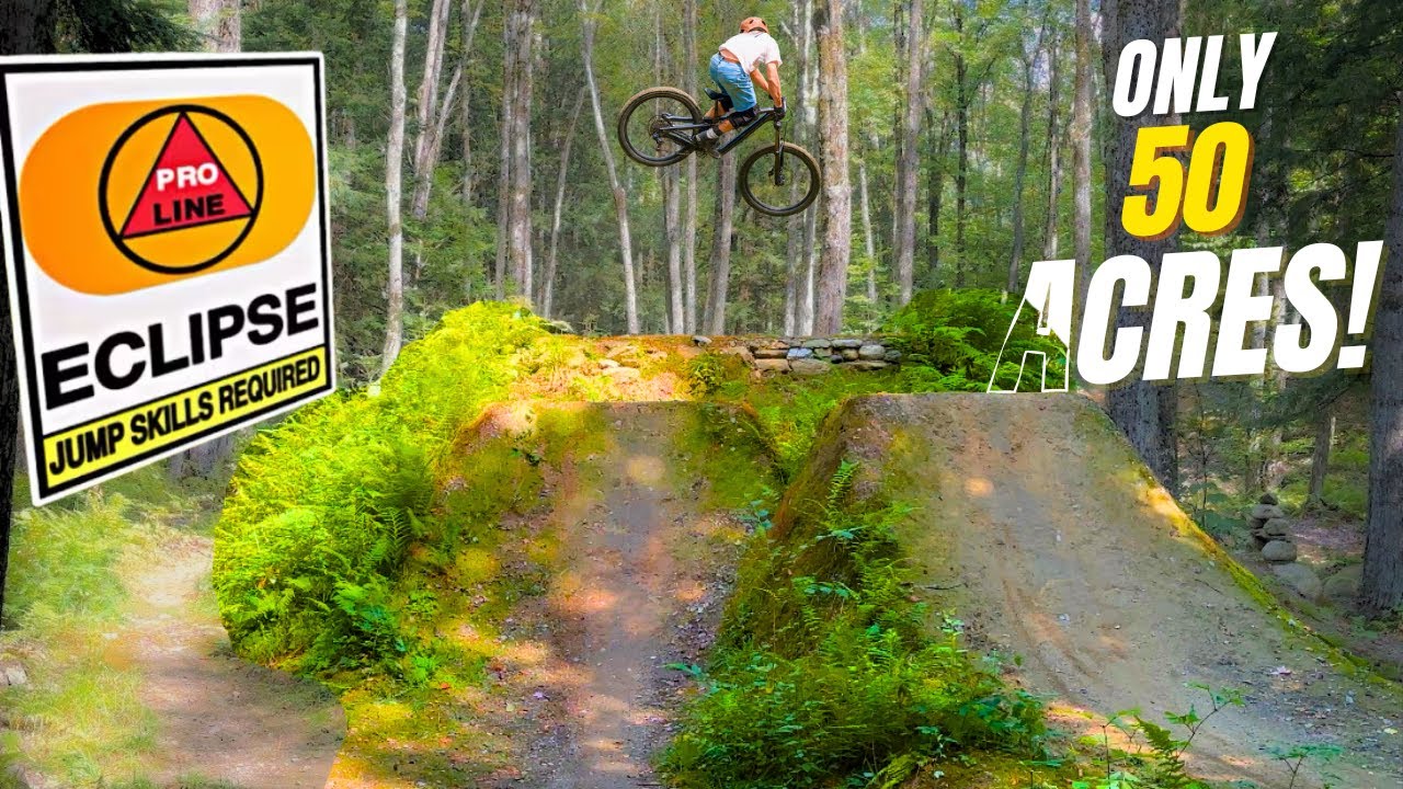 Sending the Pro Line at Canada's Smallest Bike Park / Wolf Bike Park