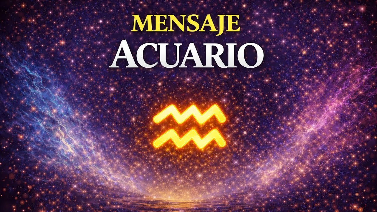 ♒ Acuario: “Libérate de lo que limita.”