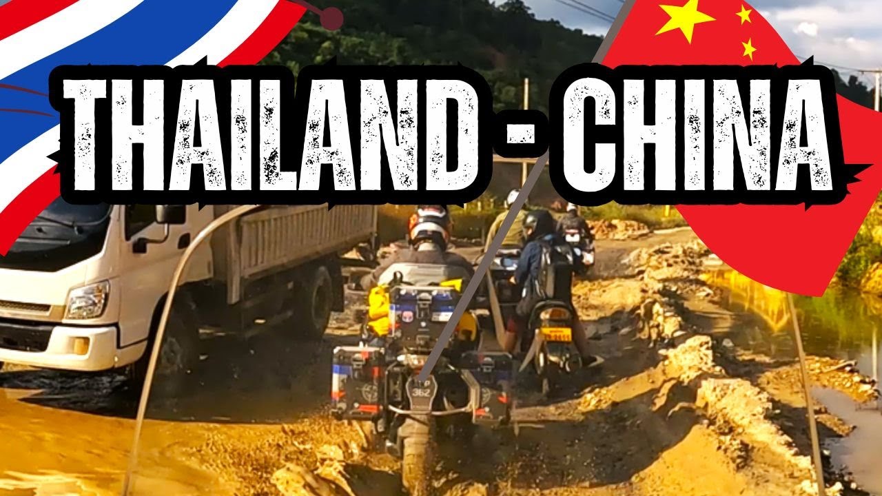 🇨🇳 Thailand ~ Laos BORDER CROSSING | #86 CHINA | ASIA motorcycle solo travel Africa Twin
