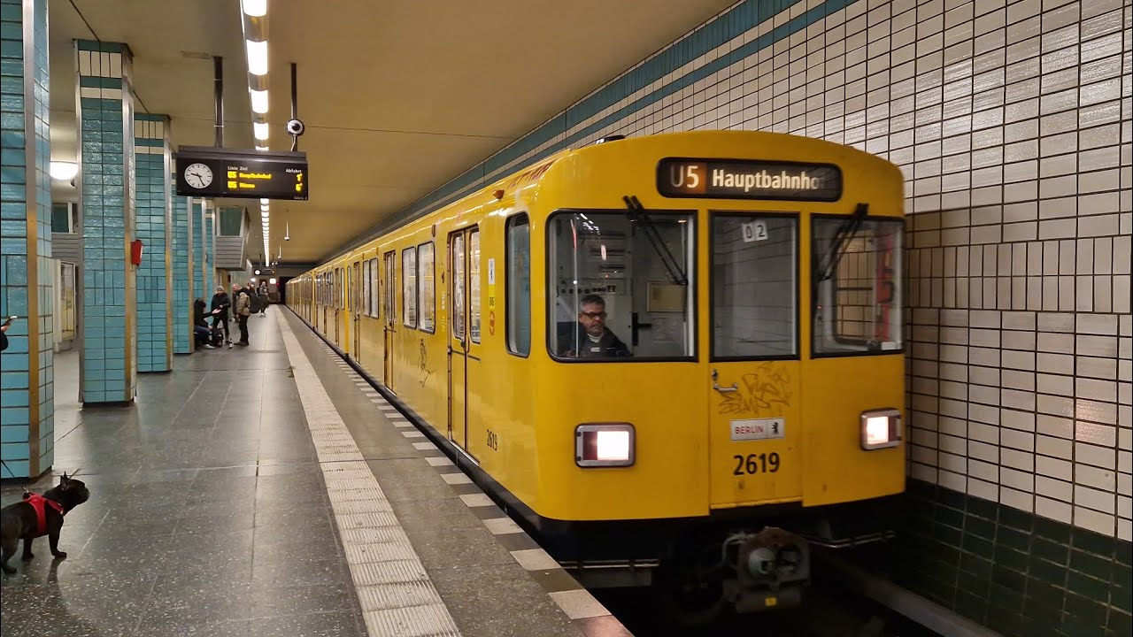 U-Bahn Berlin | Mitfahrt in der U5 von Tierpark bis Hauptbahnhof im F76E 2619