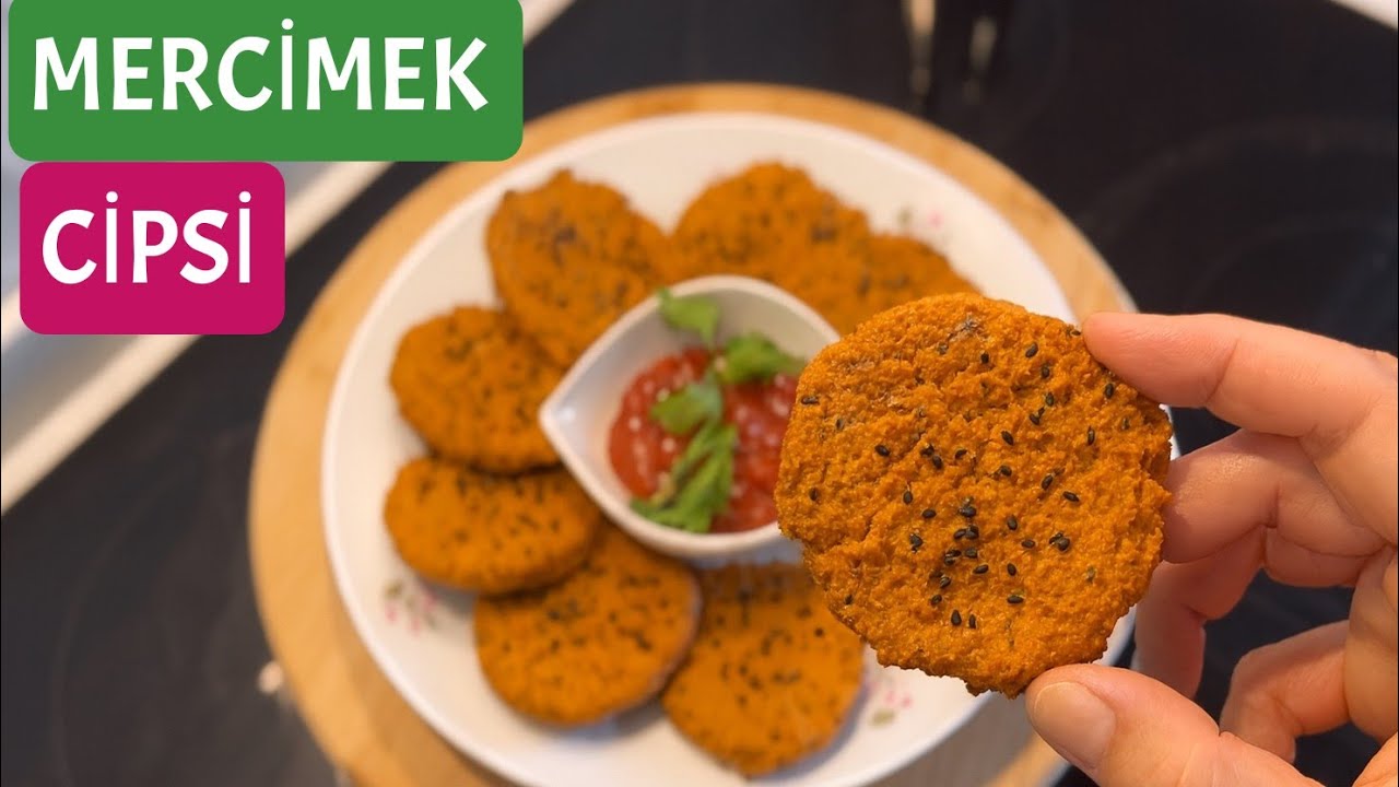 5 DAKİKADA MERCİMEK CİPSİ  ✅ %0 UN %0 GLUTEN