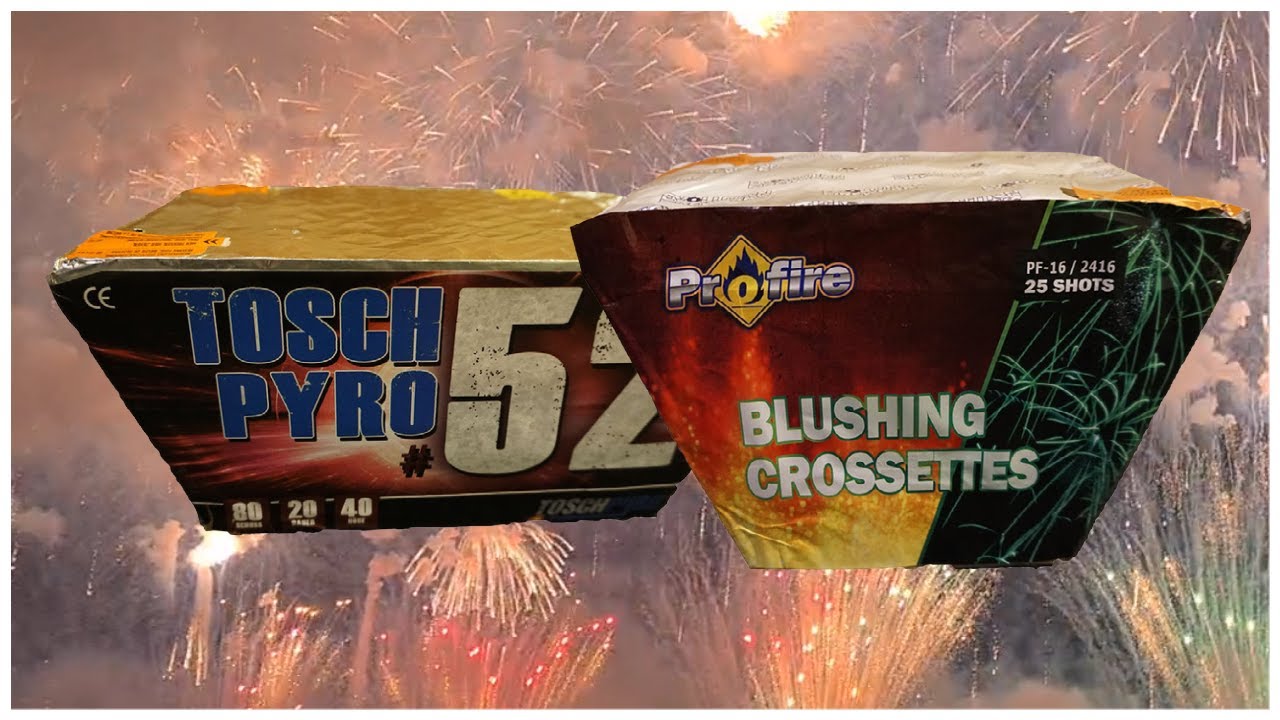 VOLT! - The Ultimate & Evolution Fireworks - Blushing Crosettes
