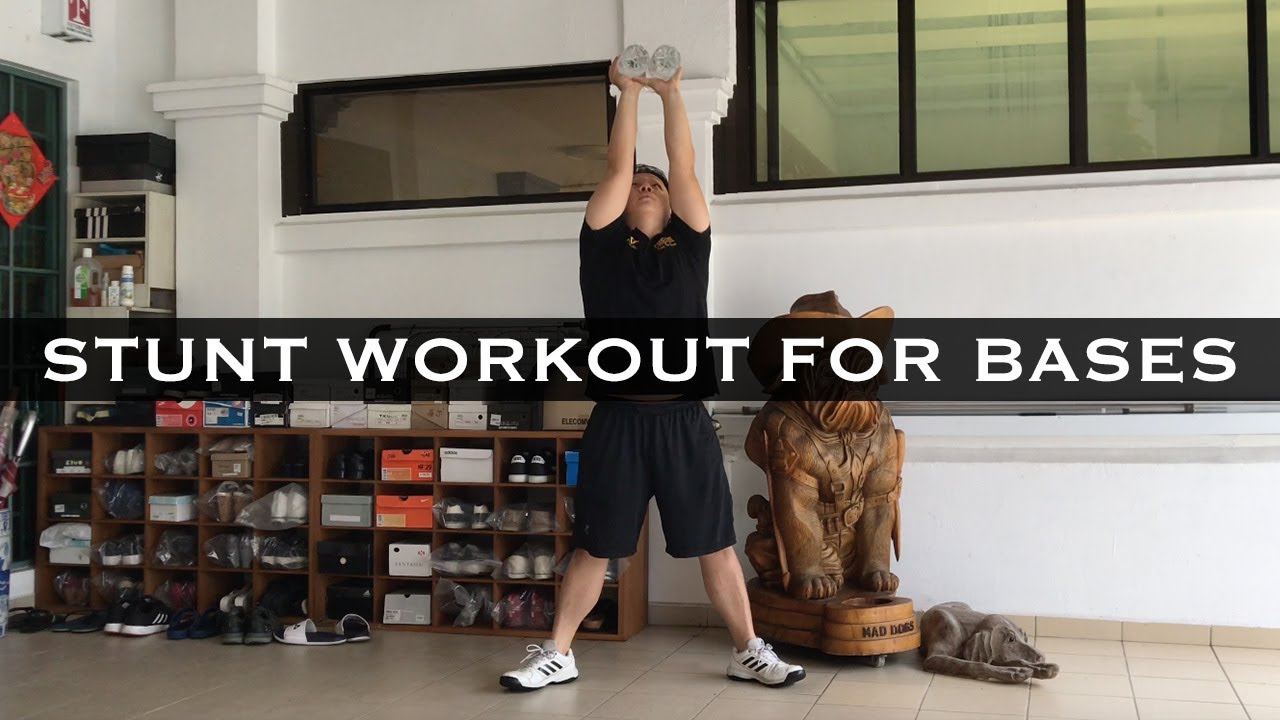 5 STUNT EXERCISES FOR BASES THAT YOU CAN DO AT HOME