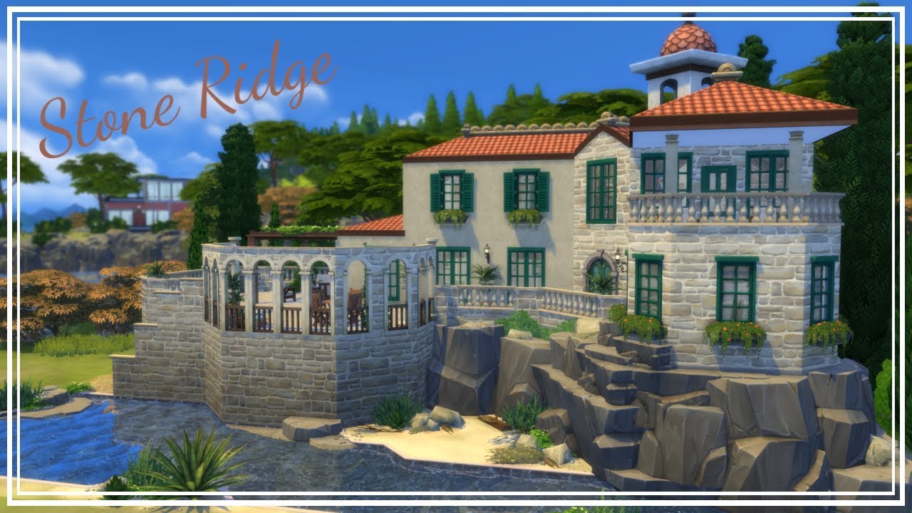 The Sims 4 - House Build - Stone Ridge