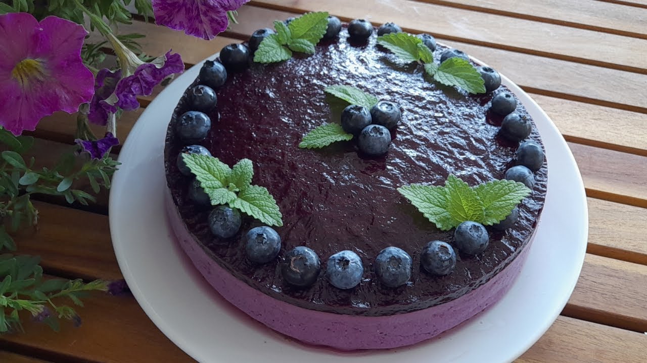 Cheesecake ai mirtilli - Senza accendere il forno!