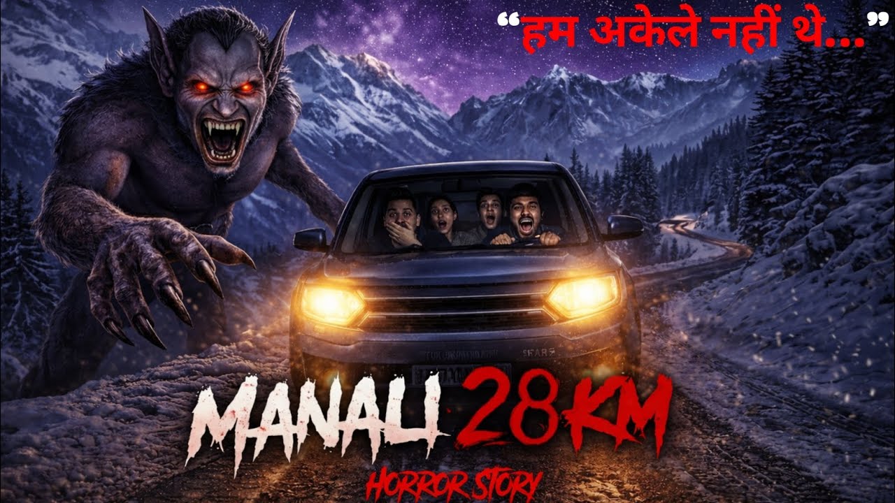 Manali 28KM &ndash; Horror Story In Hindi | True Scary Story | Haunted Road 🔥🔥