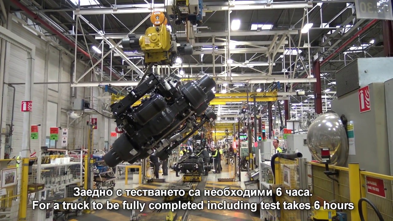 KAMIONI magazine in Renault Trucks factory in Bourg en Bresse