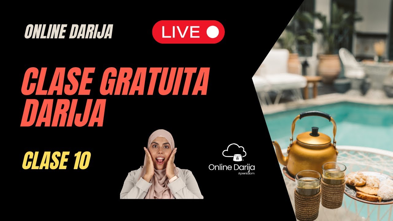 Clase darija 🇲🇦 GRATUITA nº10! 🇲🇦🎁 #onlinedarija #darijaenespañol #darijaenlinea