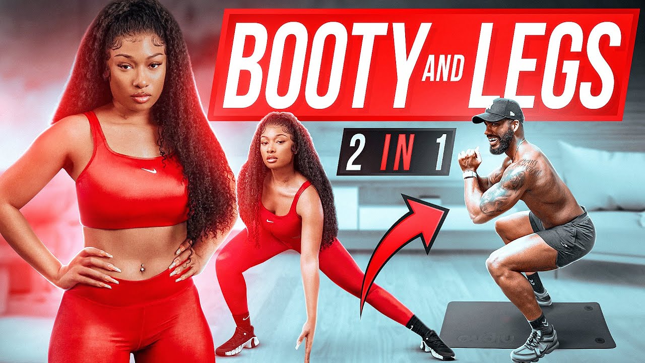2 in 1 Megan Thee Stallion BOOTY AND TONED LEGS Workout | No Equipment!