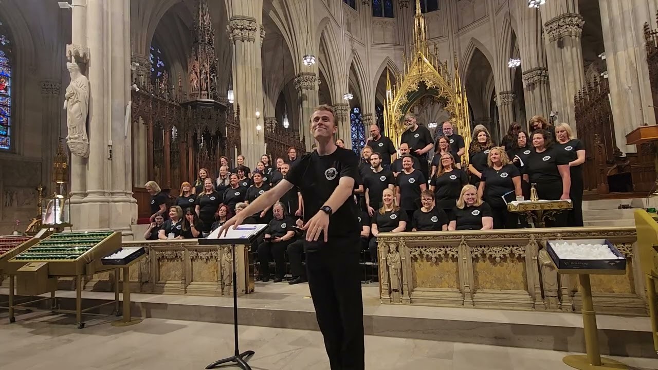 SING JOYFULLY, Full Wasatch Chorale Performance at St Patrick's Cathedral, New York City