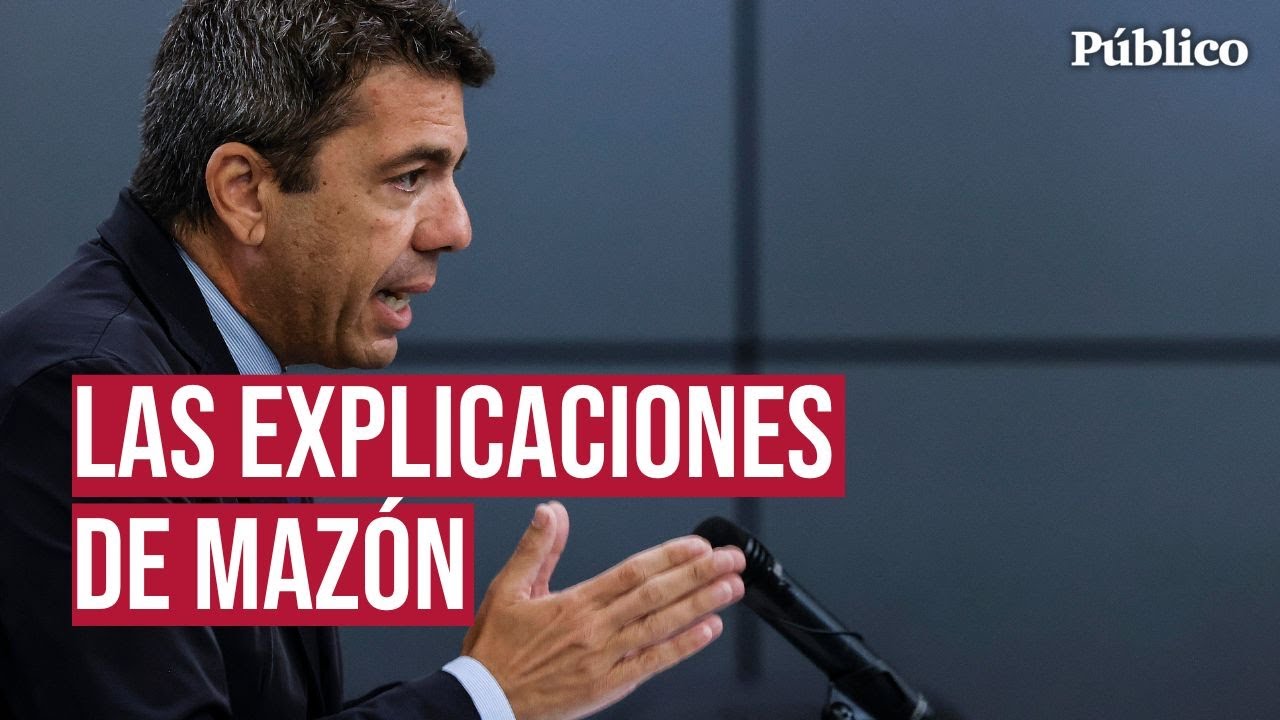 CARLOS MAZ&Oacute;N comparece en la comisi&oacute;n de la DANA: s&iacute;guelo en directo