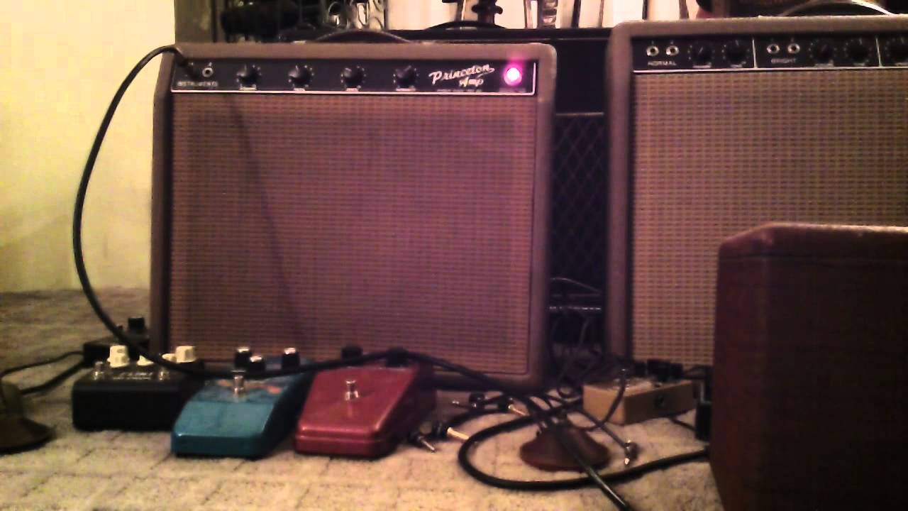 Fender Brown Princeton & Hofner 459  (2)