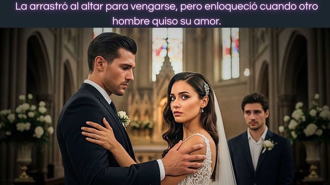 La arrastró al altar para vengarse, pero enloqueció cuando otro hombre quiso su amor.