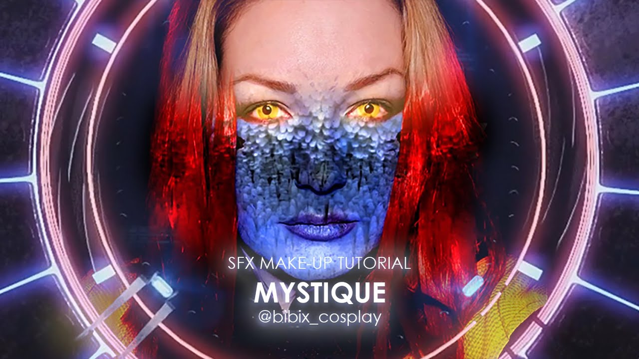 X-men Mystique (Dark Phoenix): Makeup tutorial
