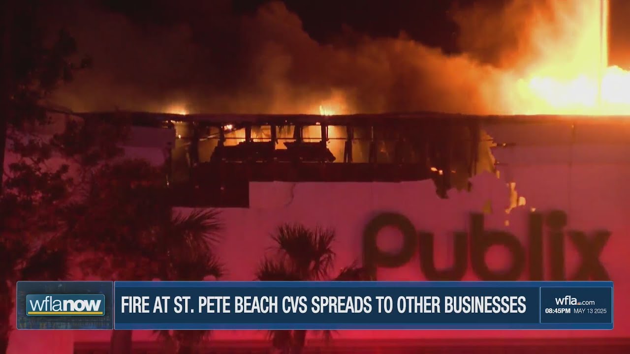 Fire at St. Pete Beach CVS spreads to other businesses