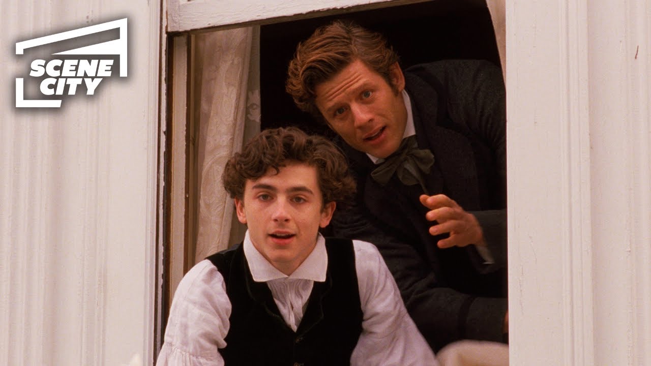A Whirlwind In The Library | Little Women (Timothée Chalamet, Florence Pugh)