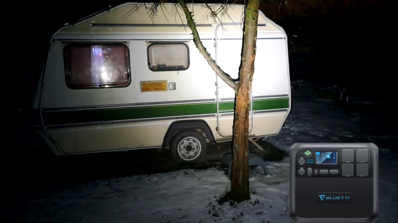 Lakókocsi télen