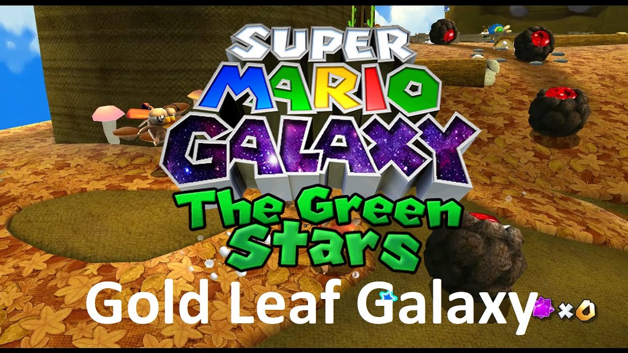 SMG The Green Stars | Gold Leaf Galaxy | 100% Walkthrough
