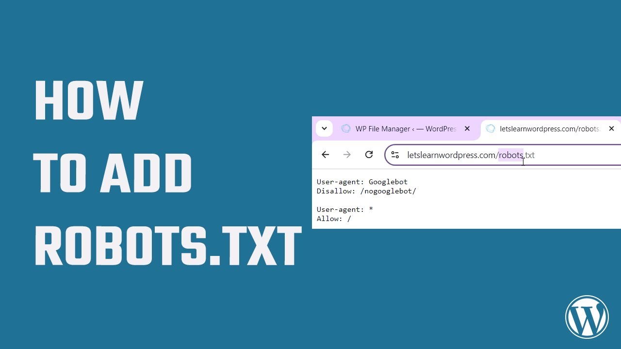 Как добавить файл robots.txt на свой сайт?