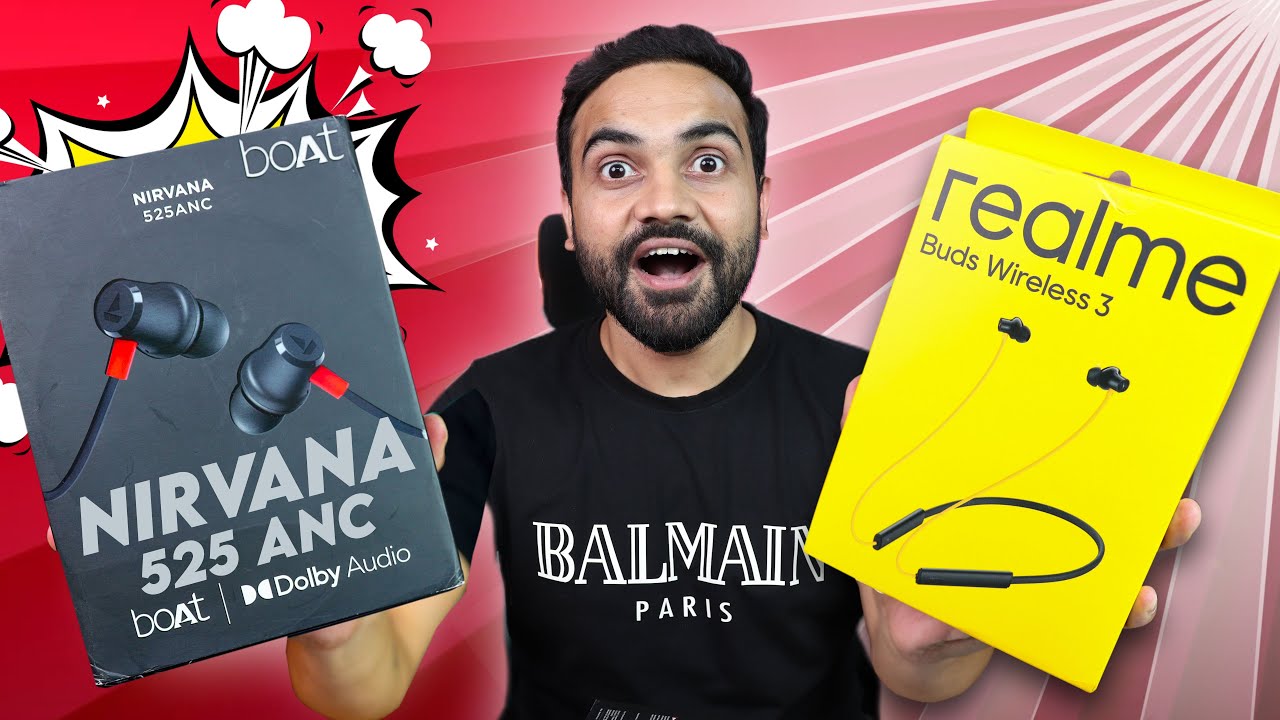 Realme Buds Wireless 3 VS Boat 525 ANC || DOLBY AUDIO || HONEST REVIEW ||