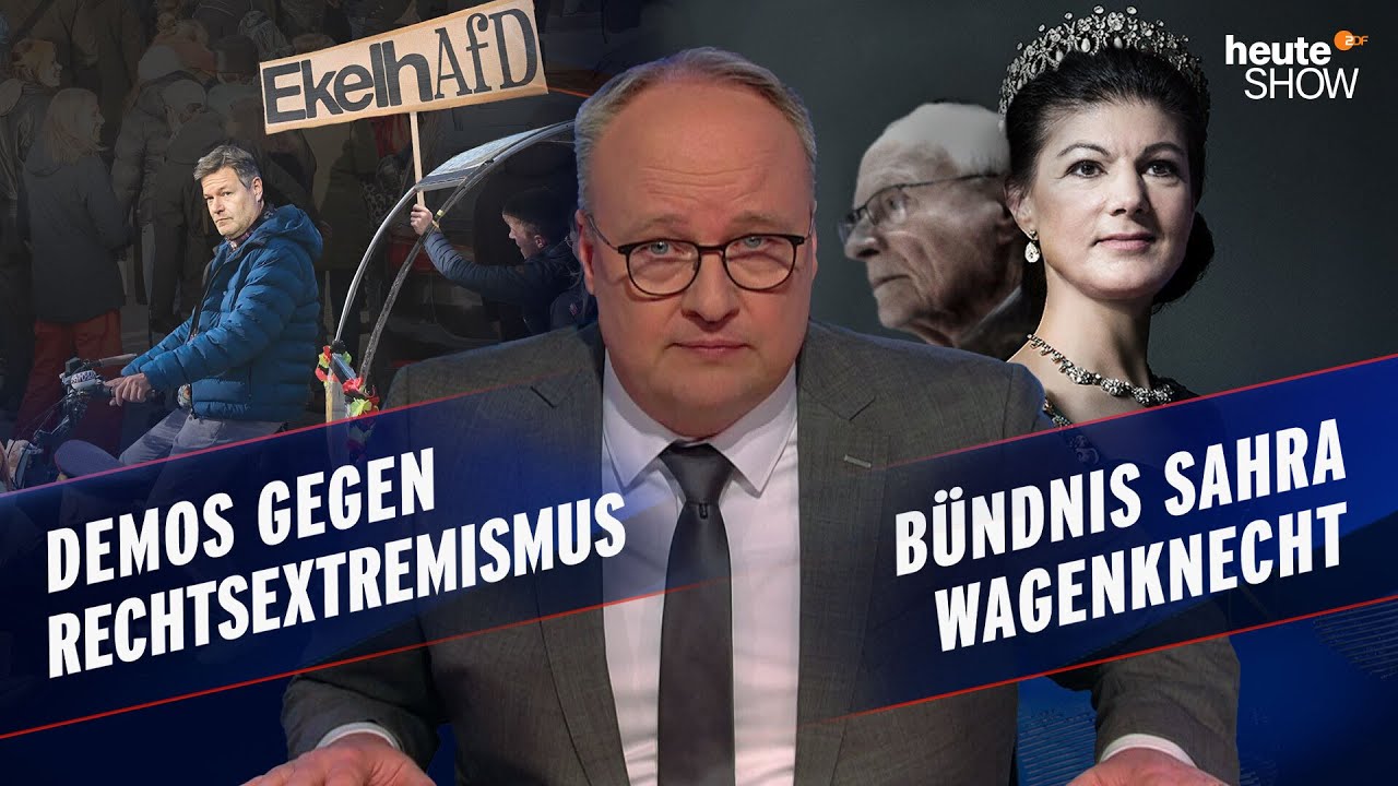 Gegenwind für die AfD – die Chance für Sahra Wagenknecht? | heute-show vom 02.02.2024