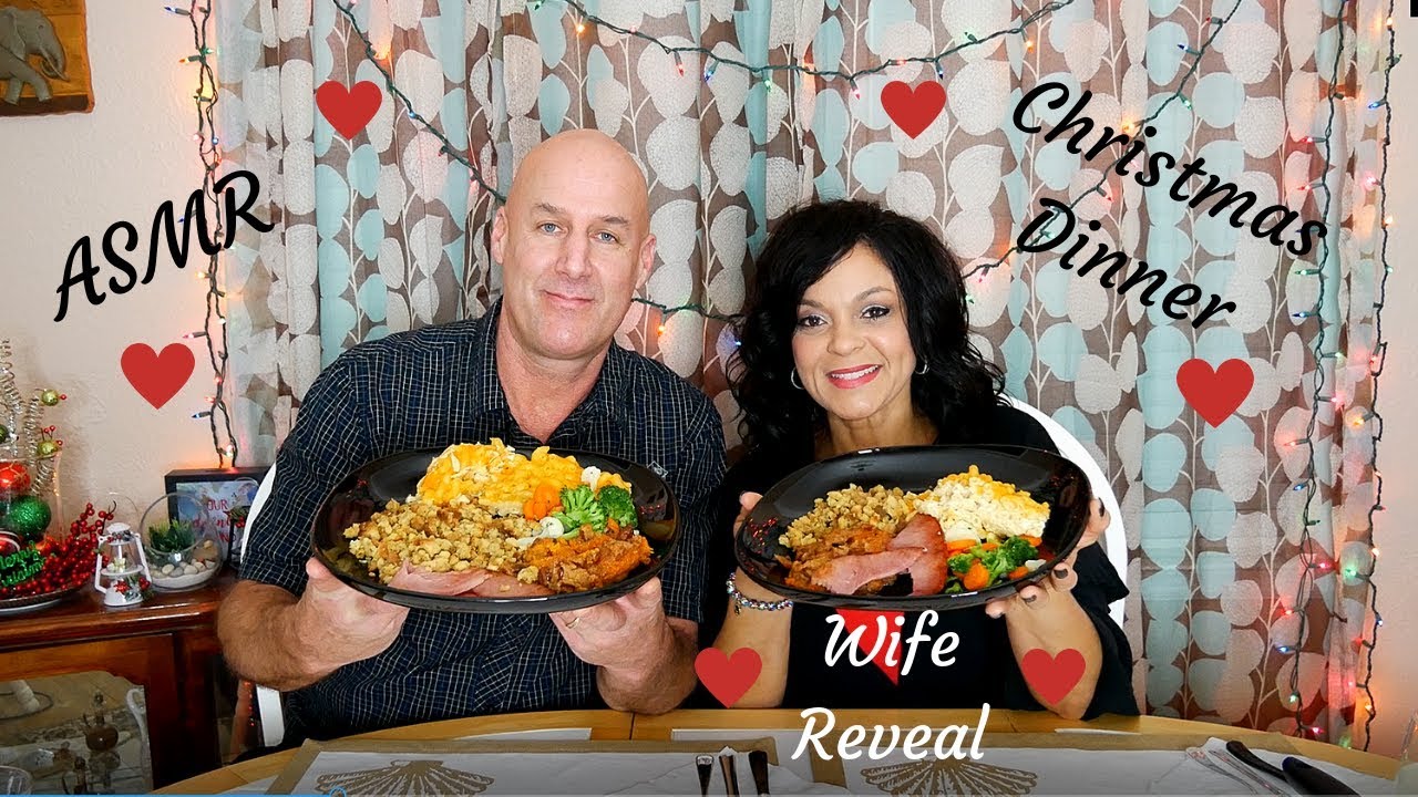 ASMR Christmas Dinner~Wife Reveal!!