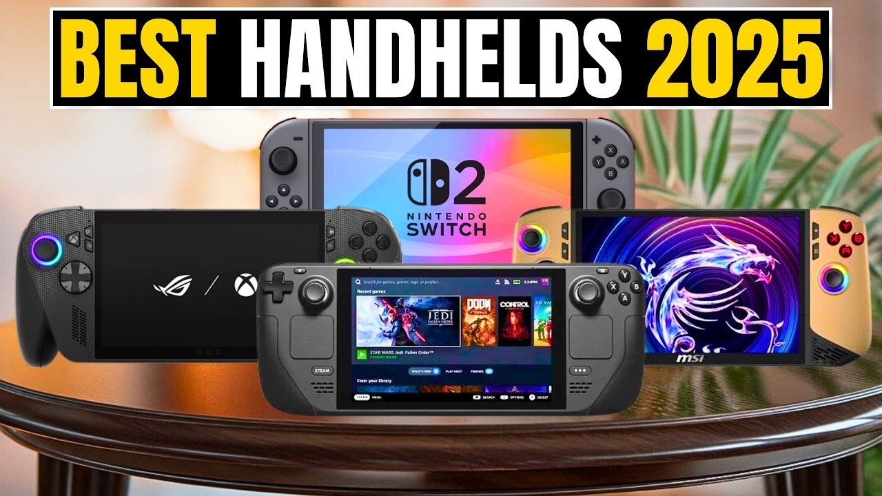 Top 6 Best Handheld Gaming Consoles 2025 | For PC, Xbox & Android