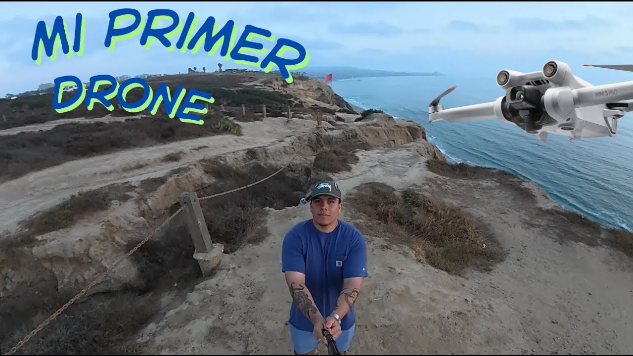 Compre mi primer DRONE DJI y fui a la playa para probarlo.