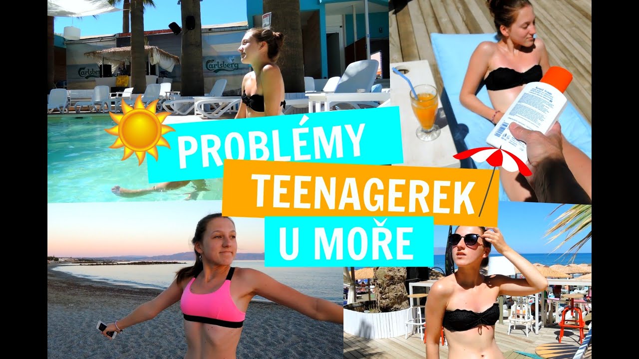 PROBLÉMY TEENAGEREK U MOŘE || SKETCH