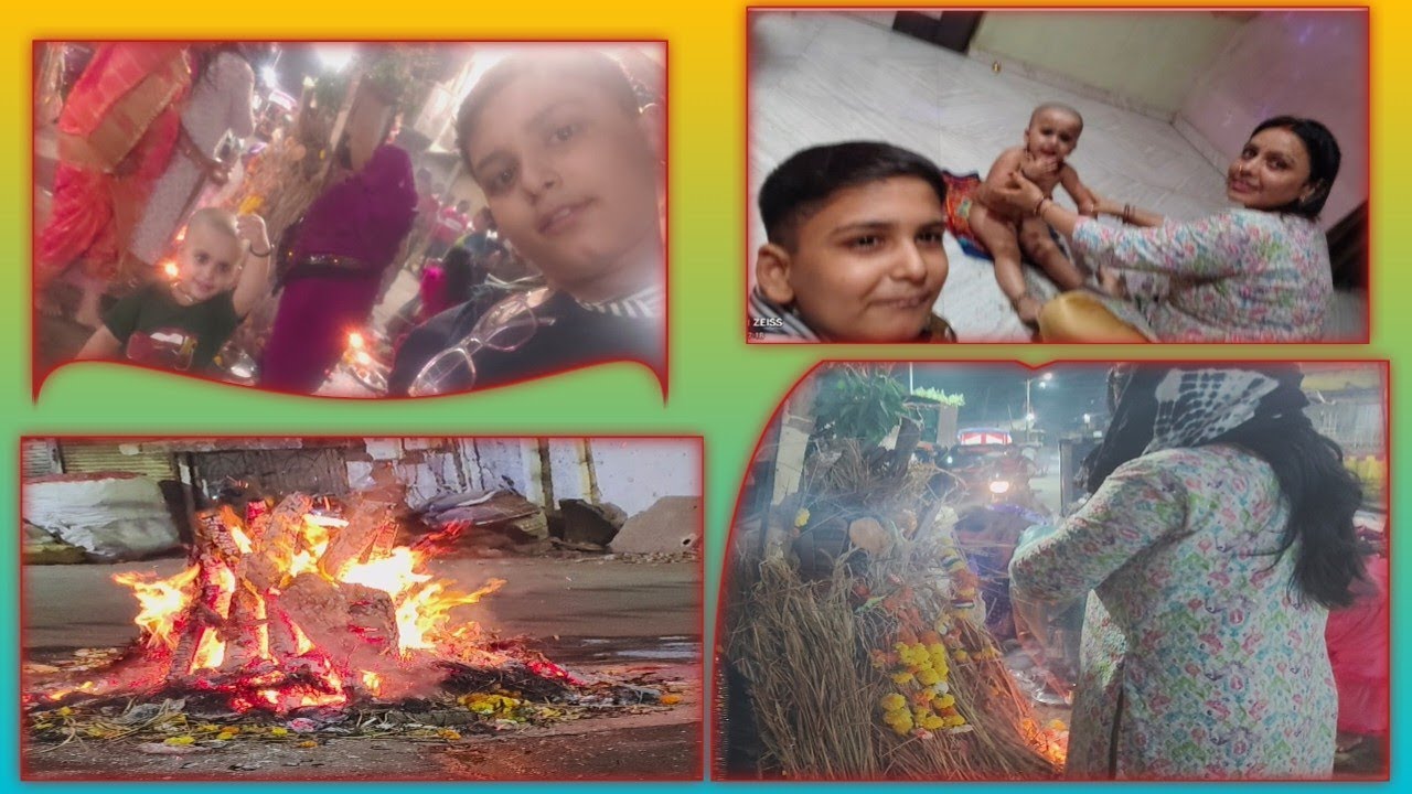 Humne Aisa manaya holika Dahan ki Puja 🙏🏵️🏵️🌺##mini vlog🤩🤩#triggered Insaan 💖❤️#Abhilashapvlog♥️❤️❤️