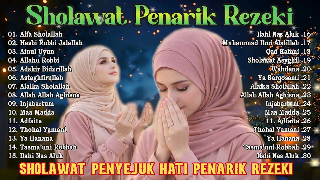SHOLAWAT JIBRIL PEMBUKA PINTU REZEKI || ALFA SHOLALLAH || SHOLAWAT NABI MERDU TERBARU 2026