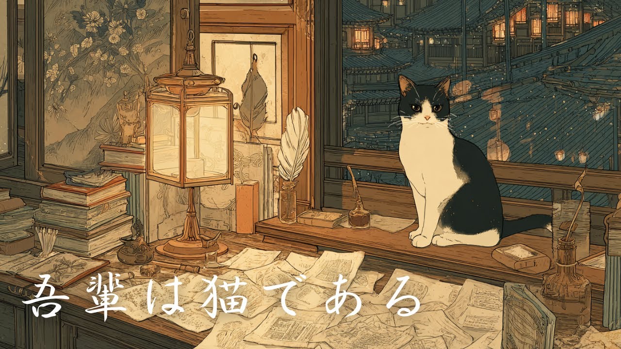 我輩は猫である：夜