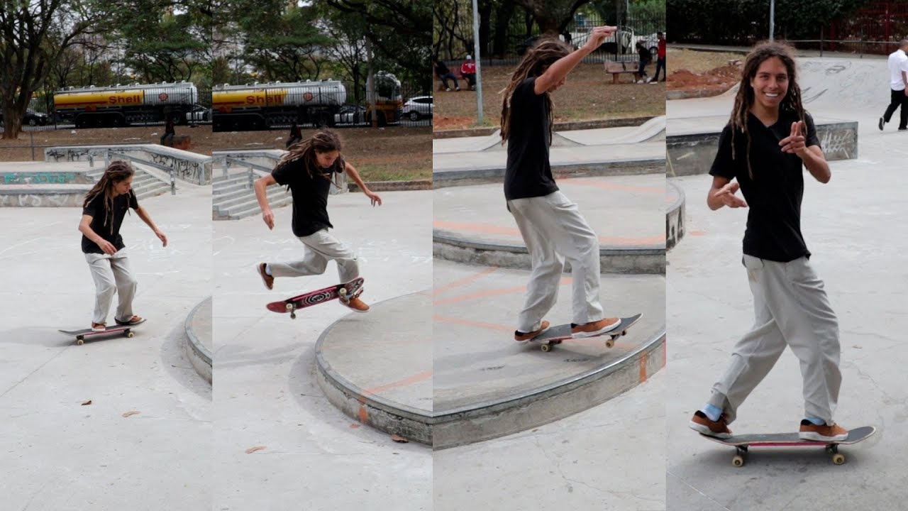Como Mandar Fakie No Comply Bigspin Manual (Caralhada Manual) Com Sergio Santoro