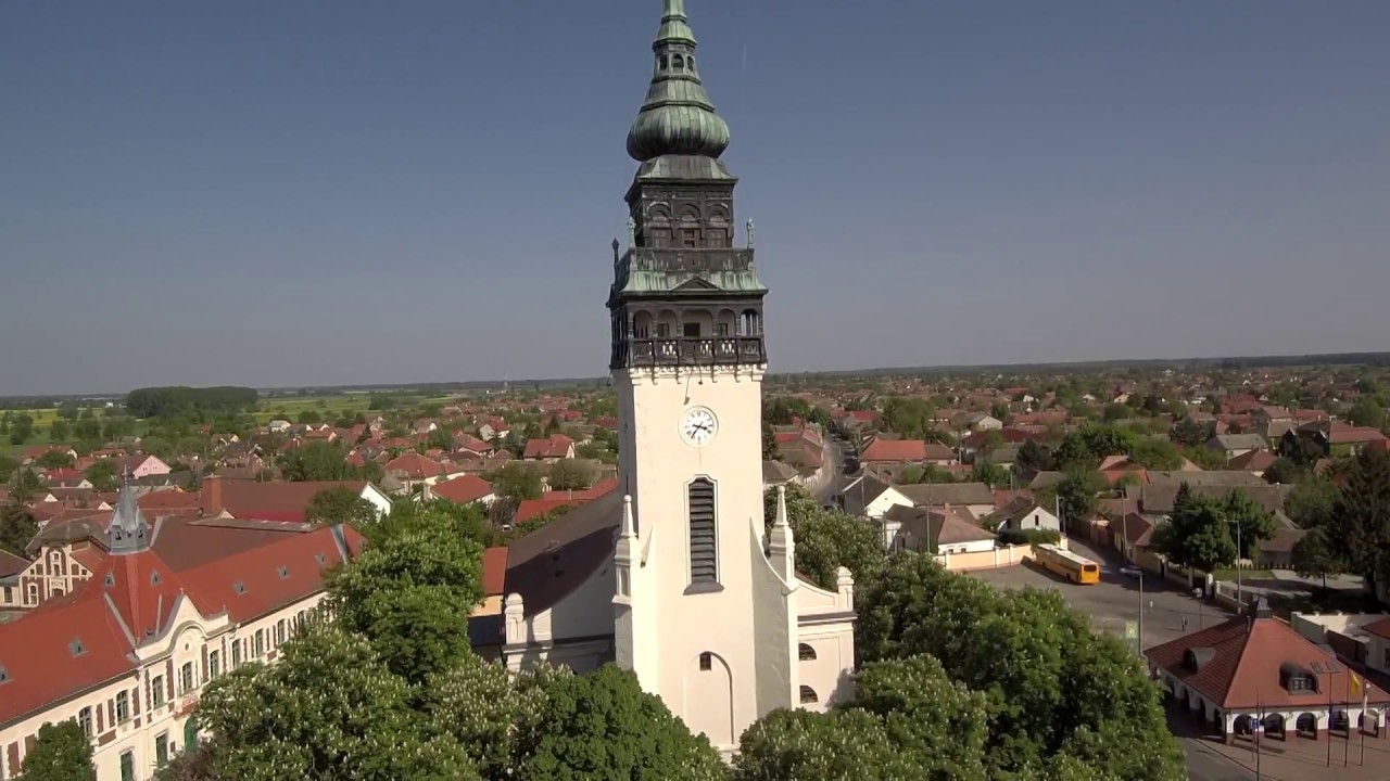 Nagykőrös belváros.Xiaomi mi 4k drone