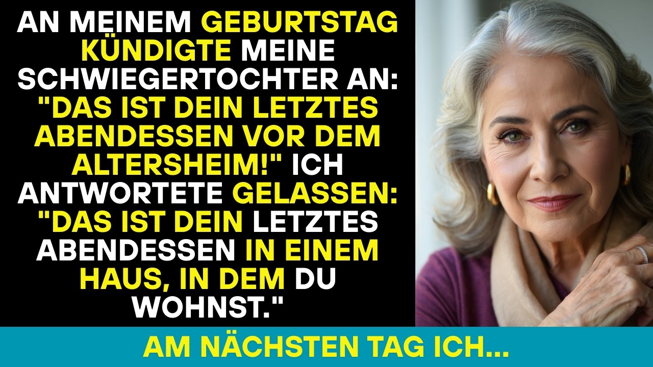 An meinem Geburtstag gab mir mein Sohn eine Überraschung, als ich im Restaurant ankam und seine Frau