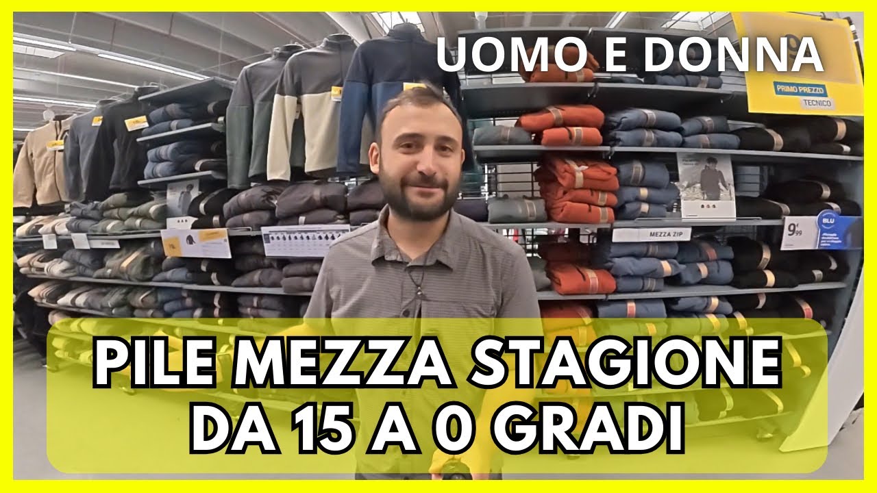 Pile per la mezza stagione in Decathlon!