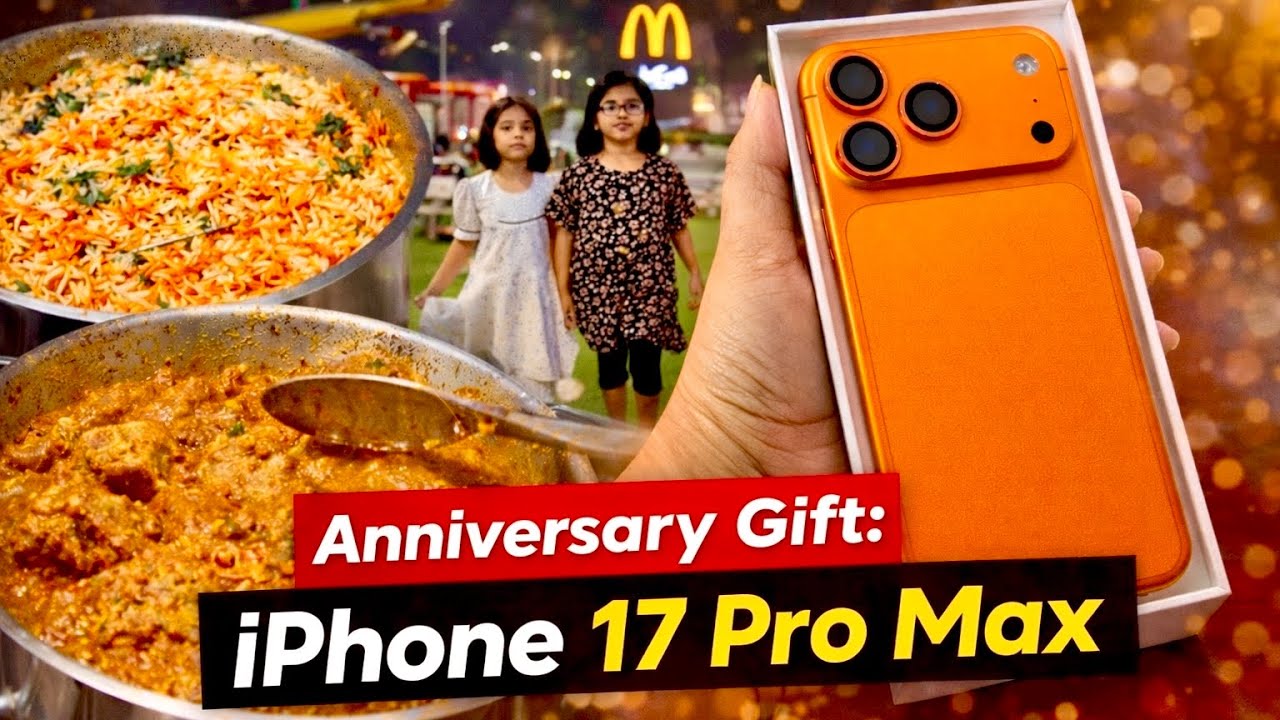 Anniversary Surprise! Husband Ne Diya iPhone 17 Pro Max 😲❤️ | Best Husband Gift Ever