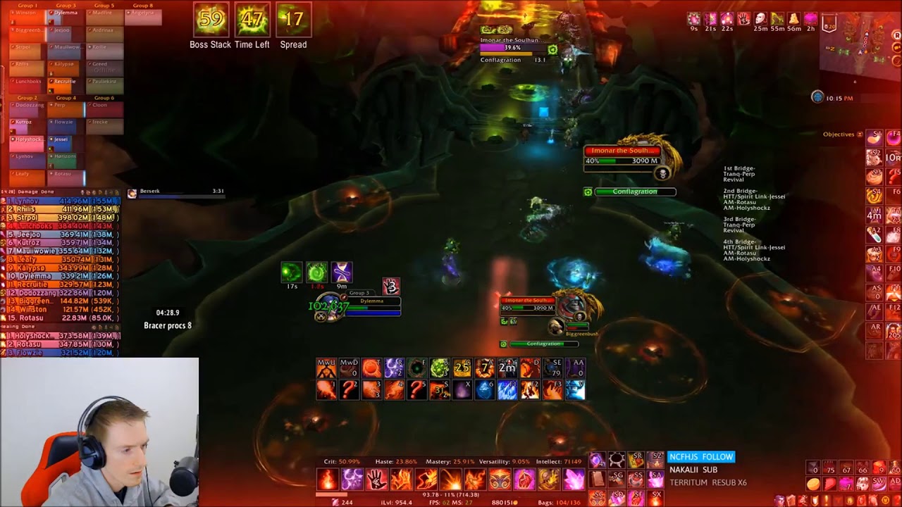 Mythic Imonar the Soulhunter - Fire Mage PoV