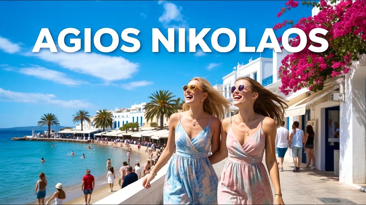 Agios Nikolaos, Crete 🇬🇷 | STUNNING Walking Tour Through the Lakeside Paradise!